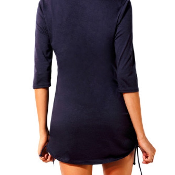 Beach Days ruched side swim coverup NWT - Picture 2 of 4